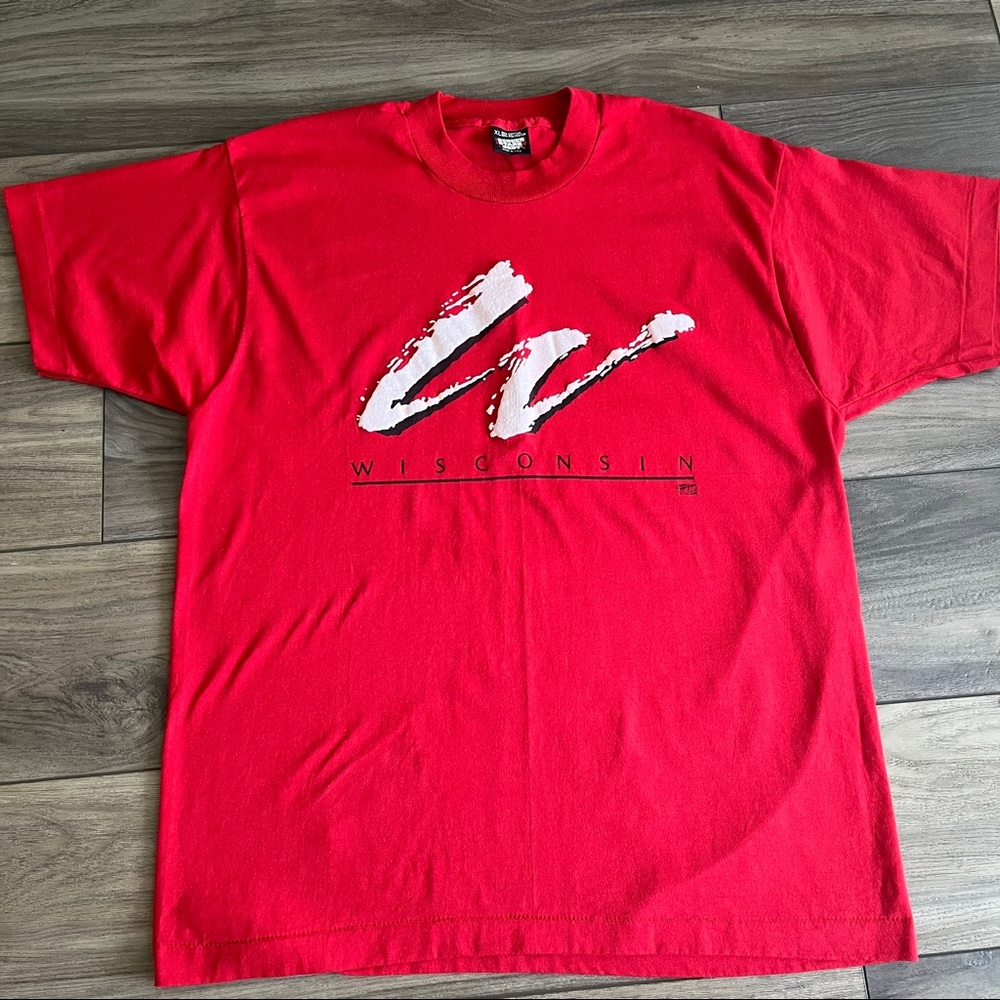 Wisconsin Vintage Screen Star Best Tag Mens XL